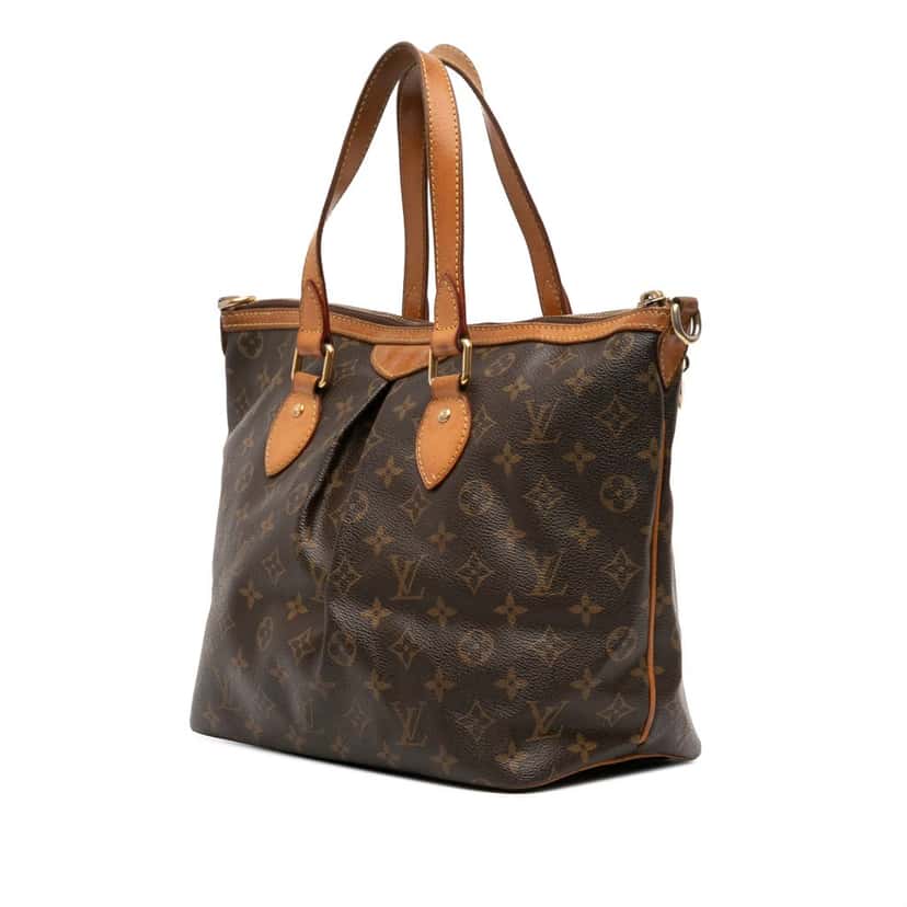 Louis Vuitton Monogram Palermo PM Brown Canvas Good condition - Back View
