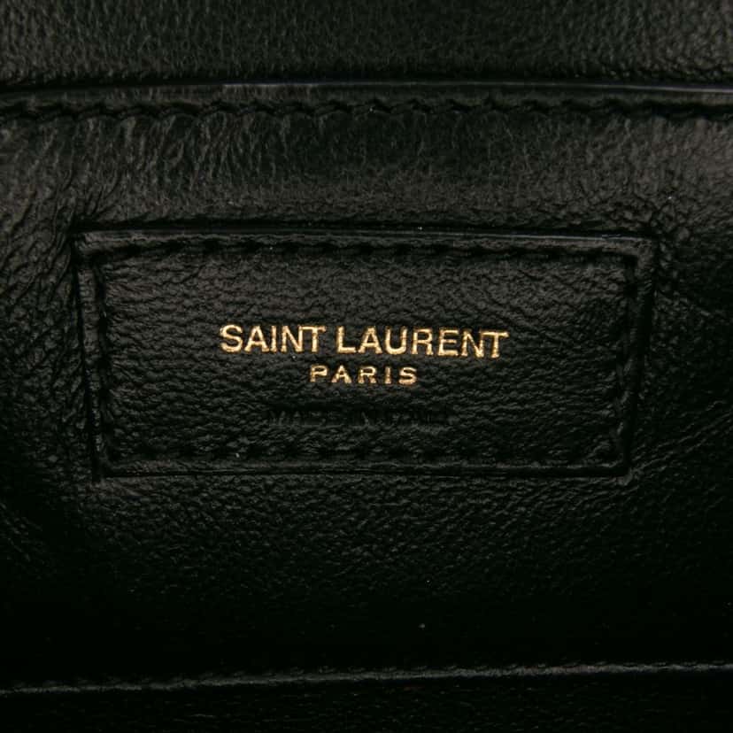 Saint Laurent Medium Calfskin Solferino Satchel In Box Red Leather Very good condition - Box View