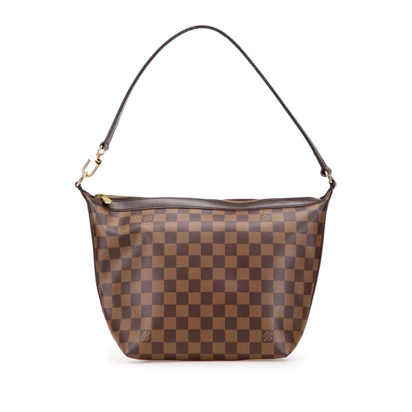 Louis Vuitton Damier Ebene Illovo MM Brown Canvas Good condition - Front View