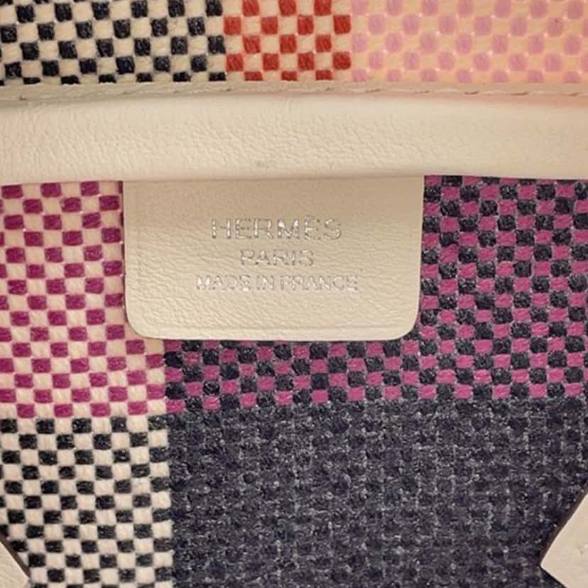 Hermès Mini Toile and Swift Victoria III Fourre Tout Red Canvas Good condition - Box View