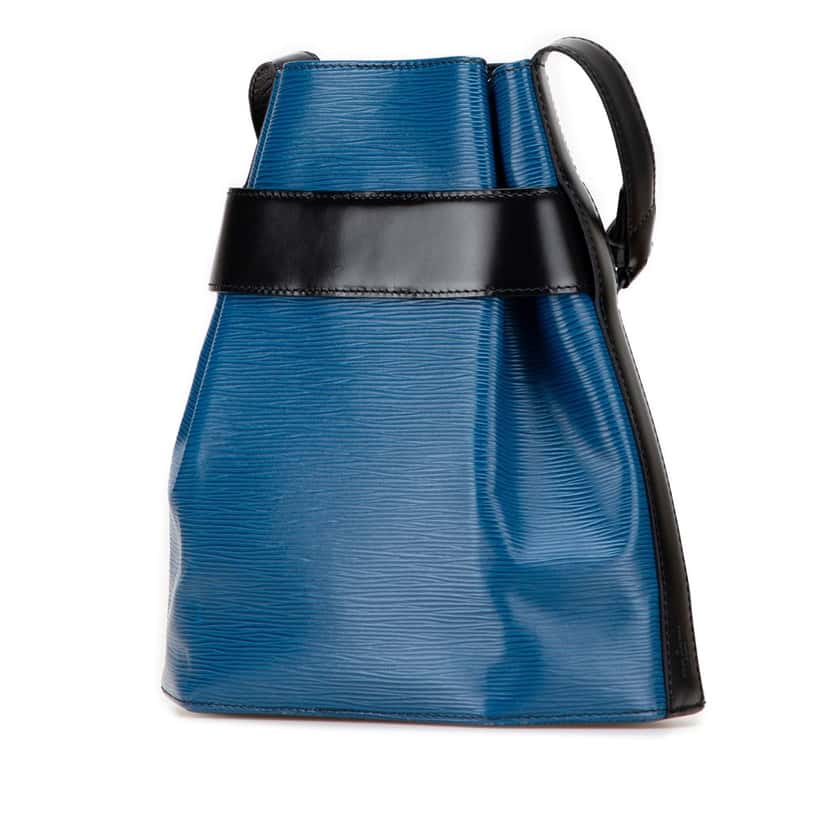 Louis Vuitton Epi Bicolor Sac D Epaule PM Blue Leather Good condition - Back View