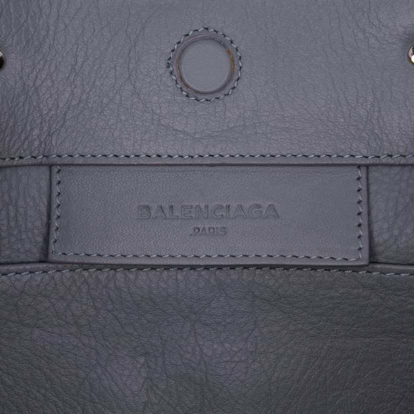 Balenciaga Mini Leather Papier A4 Zip Around Satchel Grey Leather Good condition - Box View