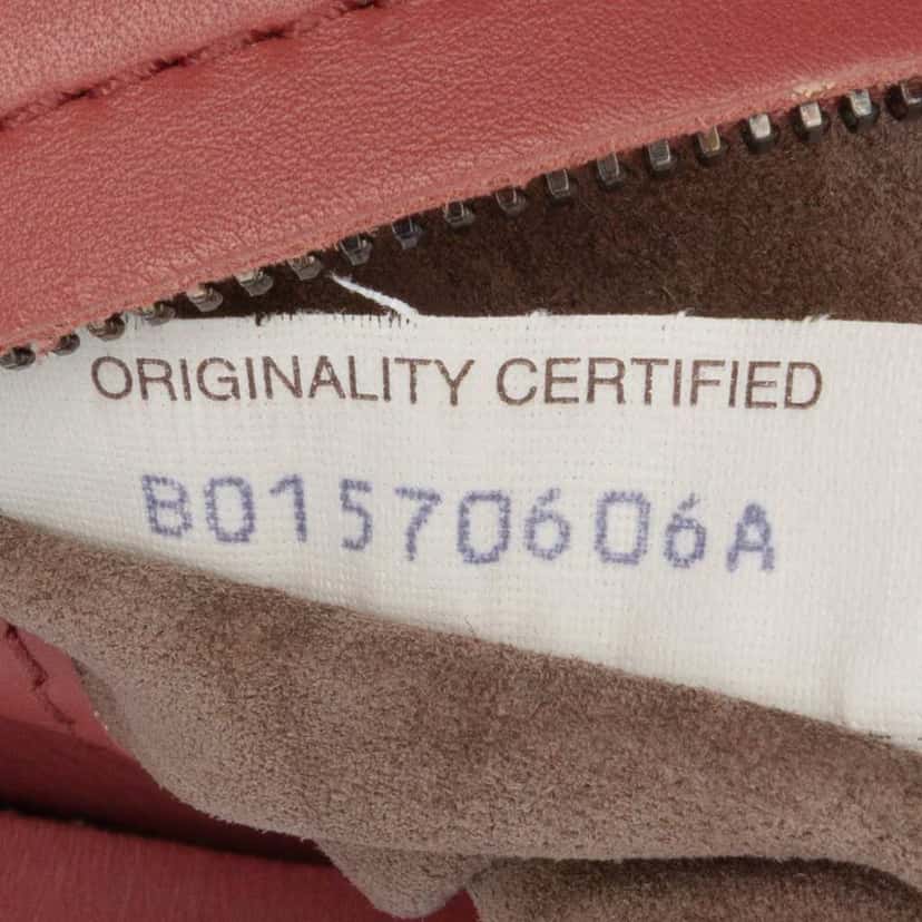 Bottega Veneta Medium Nappa Intrecciato Roma Tote Red Leather Good condition - Box View