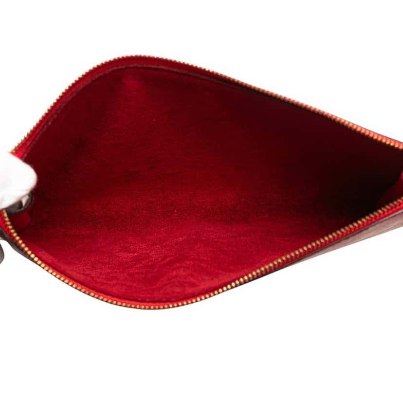 Louis Vuitton Epi Pochette Accessoires Red Leather Good condition - Model View