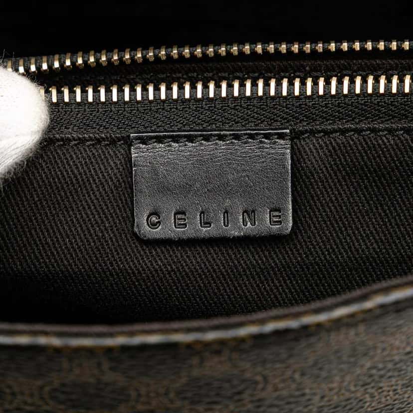 Celine Macadam Coated Canvas Tote Brown Canvas Good condition - Box View