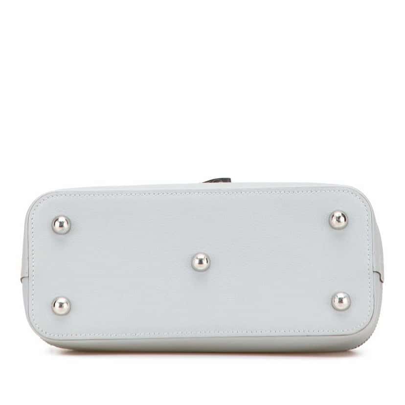 Hermès Evercolor Bolide Secret Bag Blue Leather Good condition - Inside View