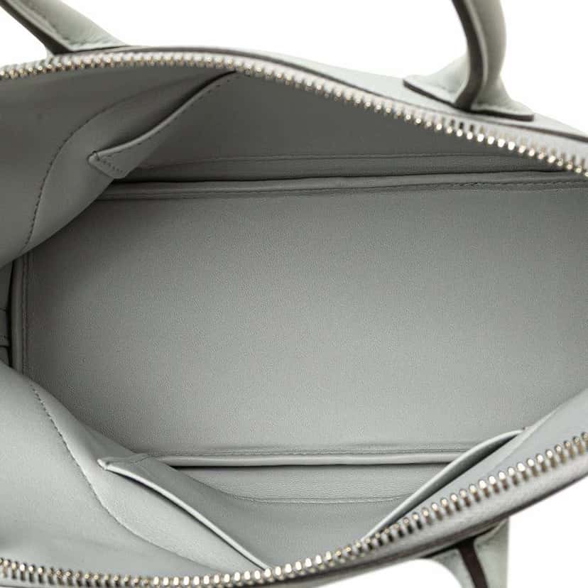 Hermès Evercolor Bolide Secret Bag Blue Leather Good condition - Box View