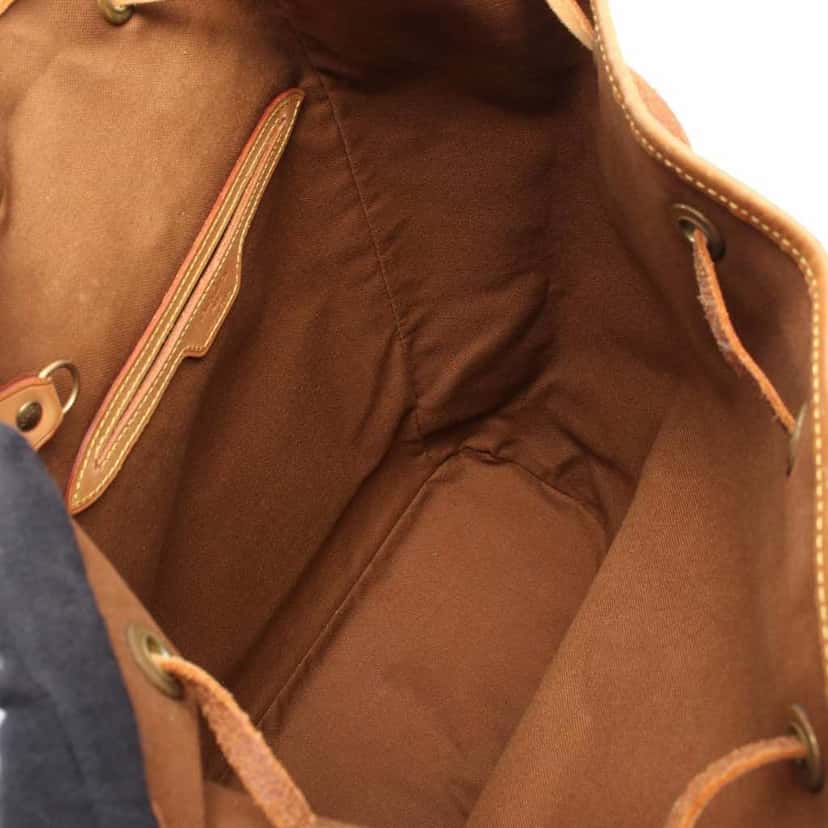 Louis Vuitton Monogram Montsouris GM Brown Canvas Good condition - Inside View