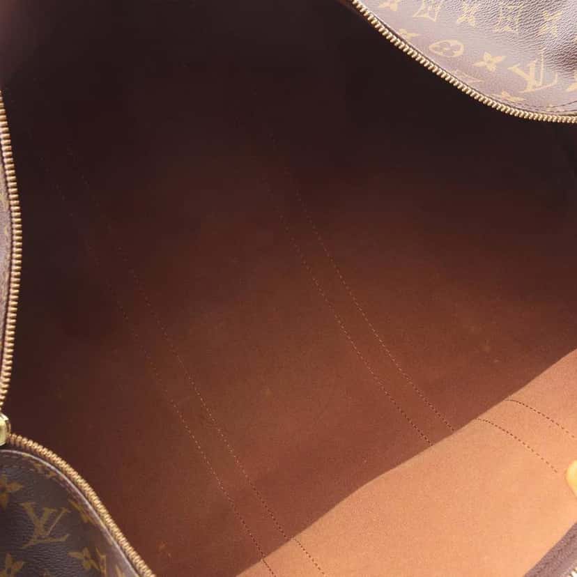 Louis Vuitton Monogram Keepall 55 Brown Canvas Good condition - Inside View