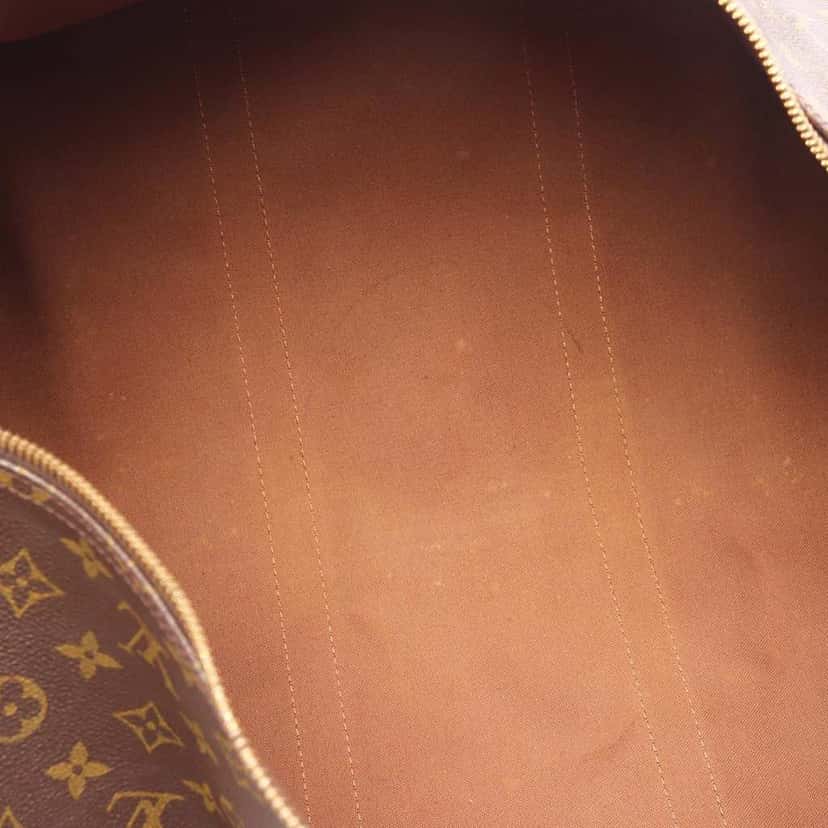 Louis Vuitton Monogram Keepall 55 Brown Canvas Good condition - Model View