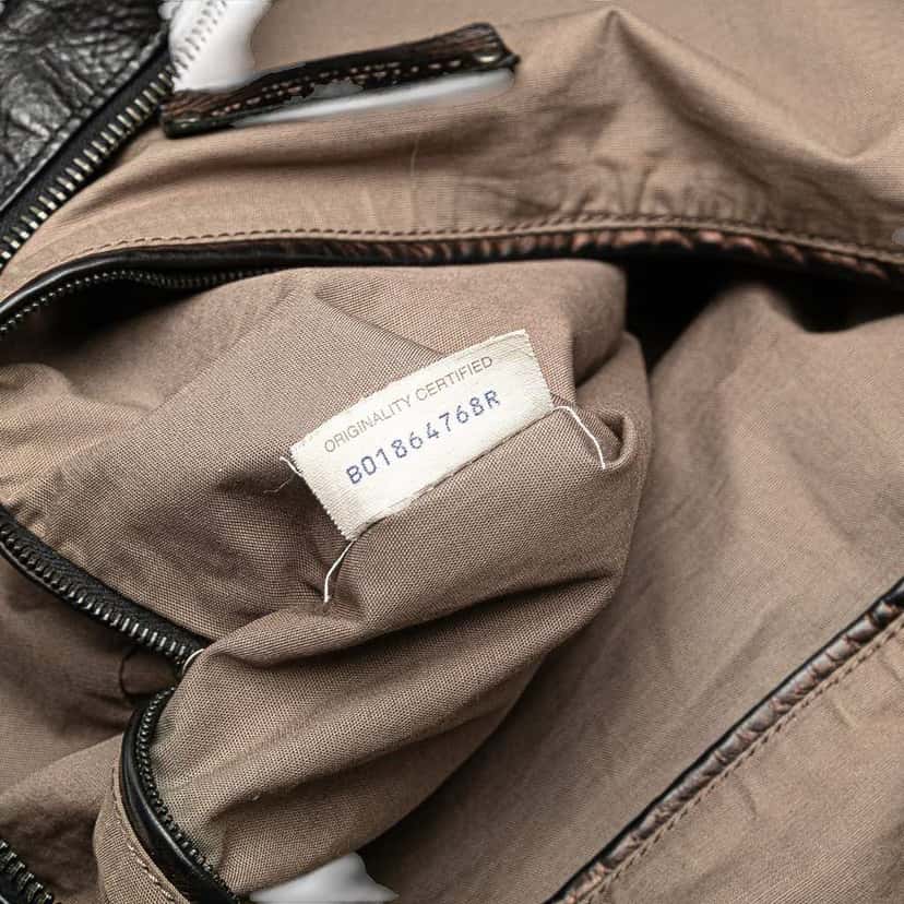 Bottega Veneta Intrecciato Trimmed Nappa Crossbody Black Leather Good condition - Box View