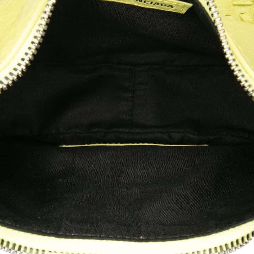 Balenciaga Lambskin Motocross Le Cagole XS Yellow Leather Very good condition - Model View