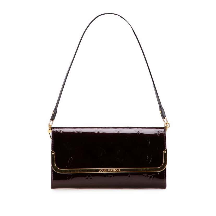 Louis Vuitton Monogram Vernis Rossmore MM Purple Leather Good condition - Front View