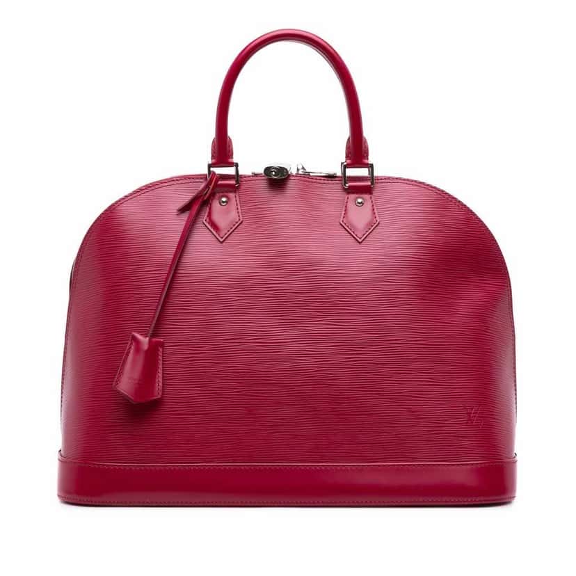 Louis Vuitton Epi Alma GM Pink Leather Good condition - Front View