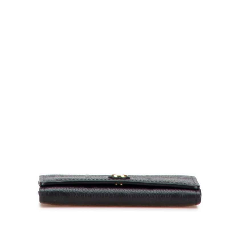 Louis Vuitton Monogram Empreinte Business Card Holder Black Leather Good condition - Inside View
