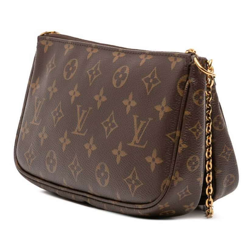 Louis Vuitton Monogram Multi Pochette Accessoires Brown Canvas Good condition - Back View