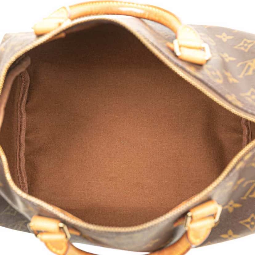 Louis Vuitton Monogram Speedy 30 Brown Canvas Good condition - Model View