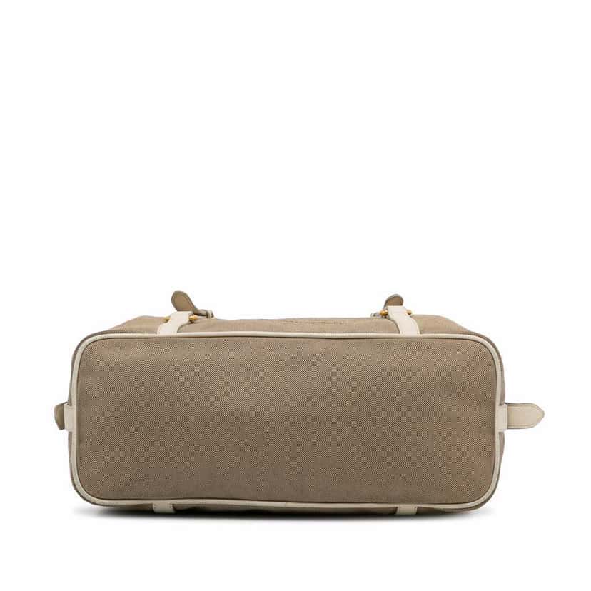 Prada Canapa Logo Shoulder Bag Brown Canvas Fair condition - Box View