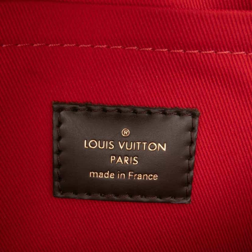 Louis Vuitton Damier Ebene Croisette Brown Canvas Good condition - Box View