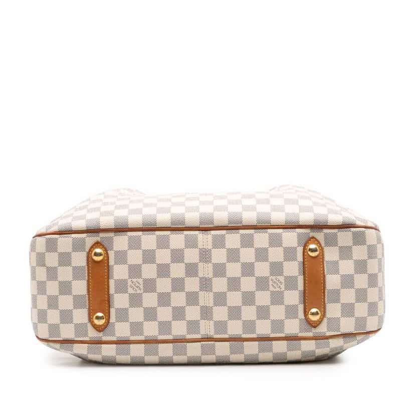Louis Vuitton Damier Azur Siracusa GM White Canvas Fair condition - Inside View