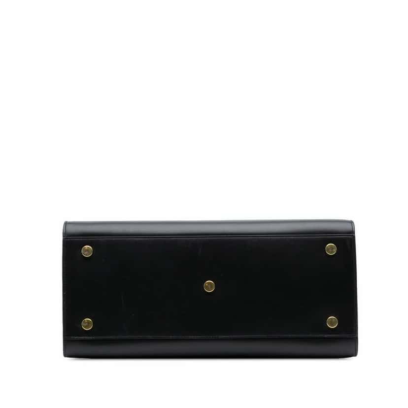 Saint Laurent Small Smooth Leather Sac De Jour Satchel Black Leather Good condition - Inside View