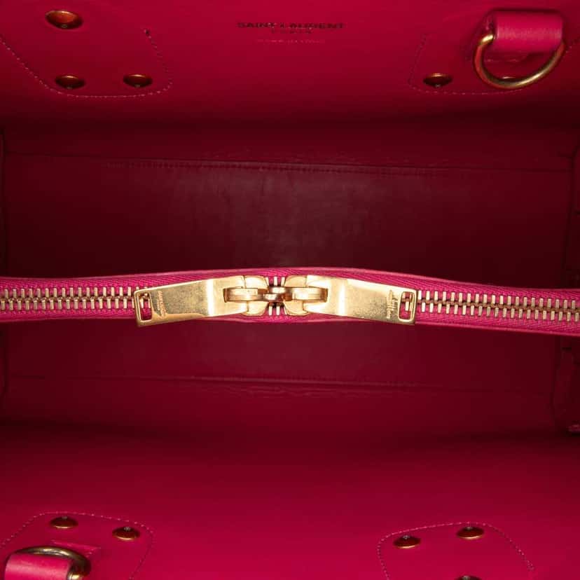 Saint Laurent Small Smooth Leather Sac De Jour Satchel Black Leather Good condition - Model View
