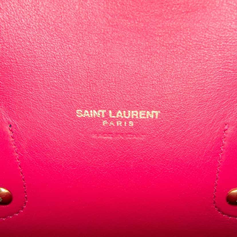 Saint Laurent Small Smooth Leather Sac De Jour Satchel Black Leather Good condition - Box View