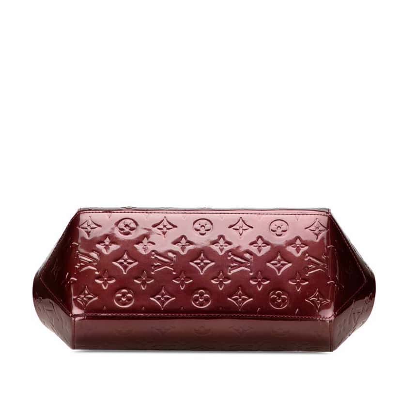 Louis Vuitton Monogram Vernis Sherwood PM Red Leather Good condition - Inside View