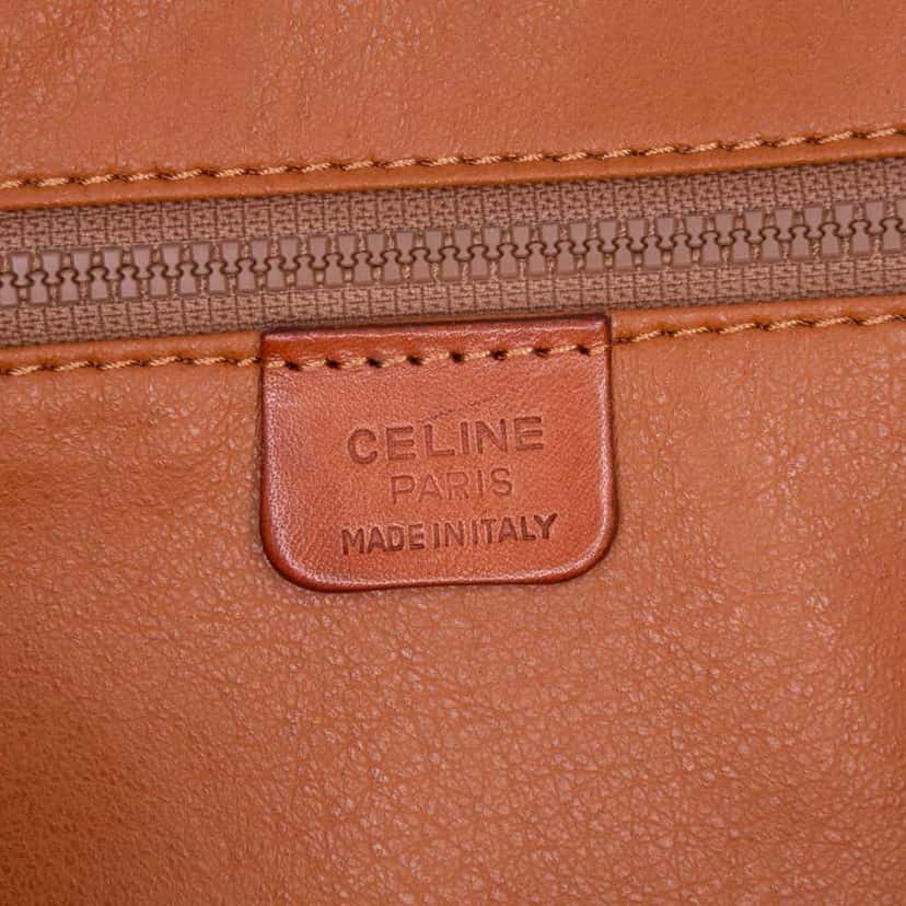 Celine Macadam Coated Canvas Handbag Brown Canvas Good condition - Box View