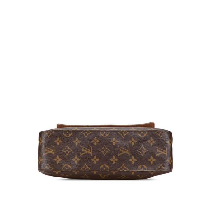 Louis Vuitton Monogram Mini Looping Brown Canvas Good condition - Inside View