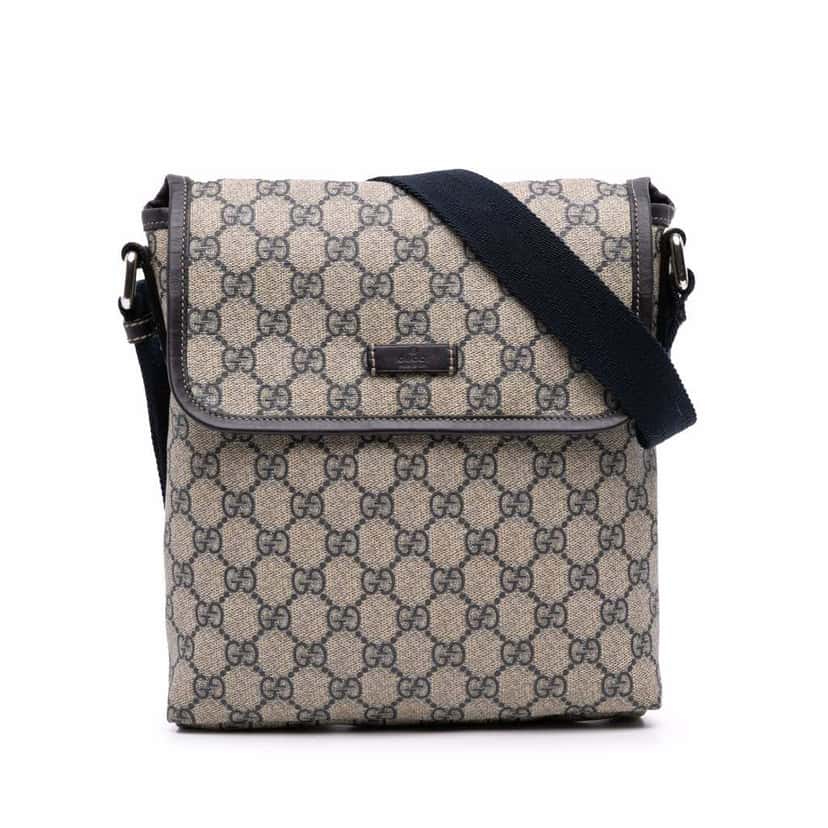 Gucci GG Supreme Crossbody Brown Canvas Good condition - Front View