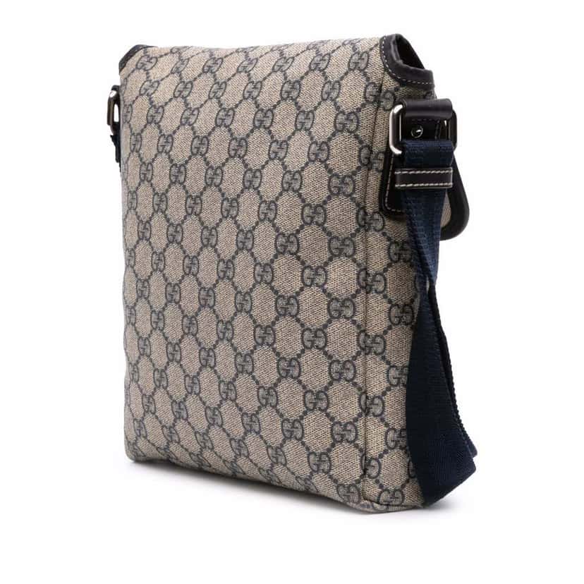 Gucci GG Supreme Crossbody Brown Canvas Good condition - Back View