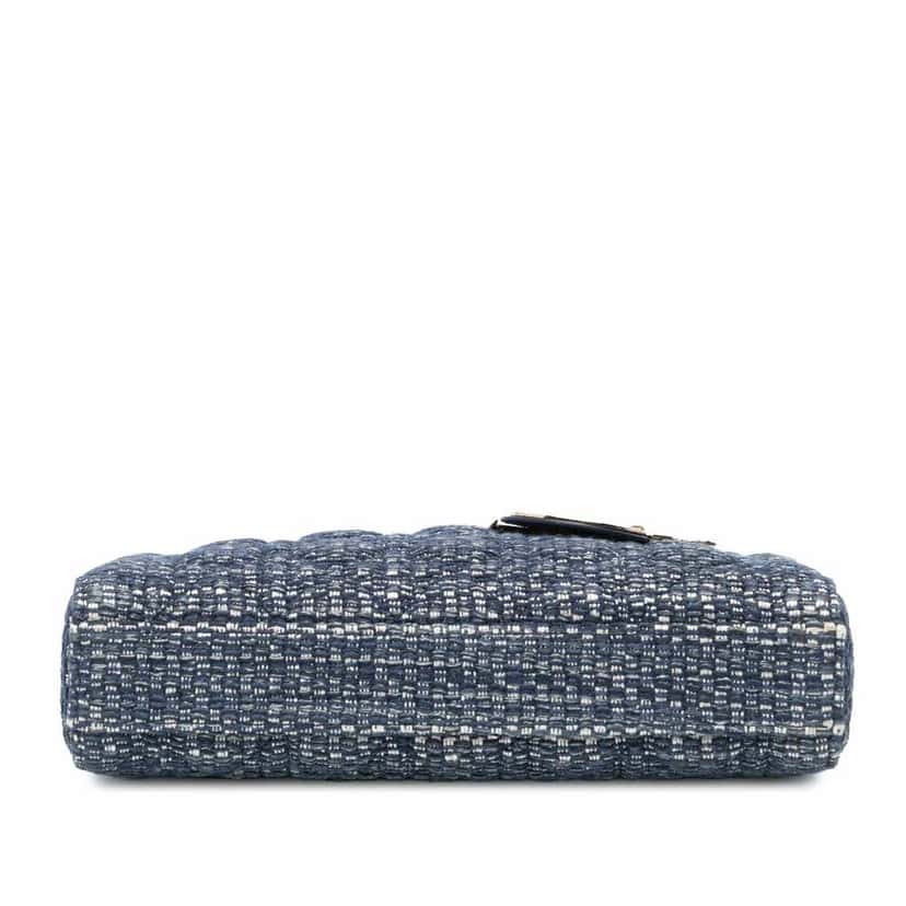 Dior Medium Tweed Cannage Lady D Joy Blue Tweed Good condition - Inside View