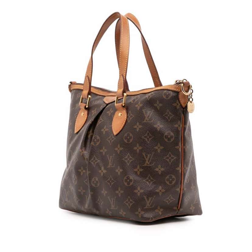 Louis Vuitton Monogram Palermo PM Brown Canvas Good condition - Back View