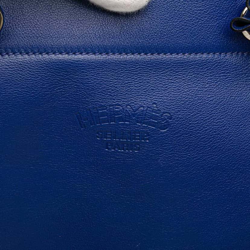 Hermès Mini Swift Aline Bag Blue Leather Good condition - Box View