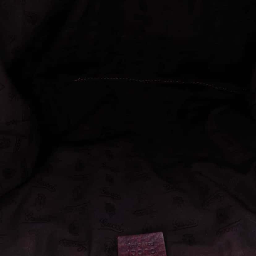 Gucci Large GG Canvas Bamboo Bar Tote Brown Canvas Good condition - Model View
