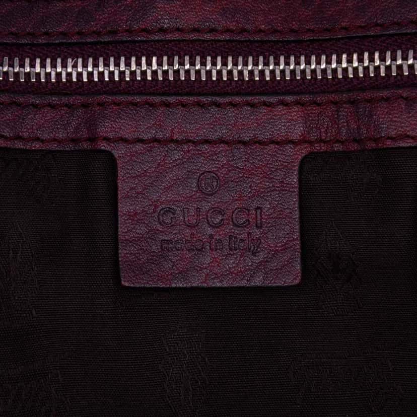 Gucci Large GG Canvas Bamboo Bar Tote Brown Canvas Good condition - Box View