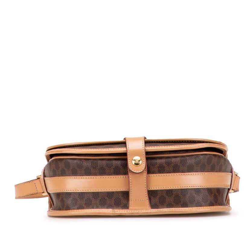 Celine Macadam Coated Canvas Crossbody Brown Canvas Good condition - Inside View