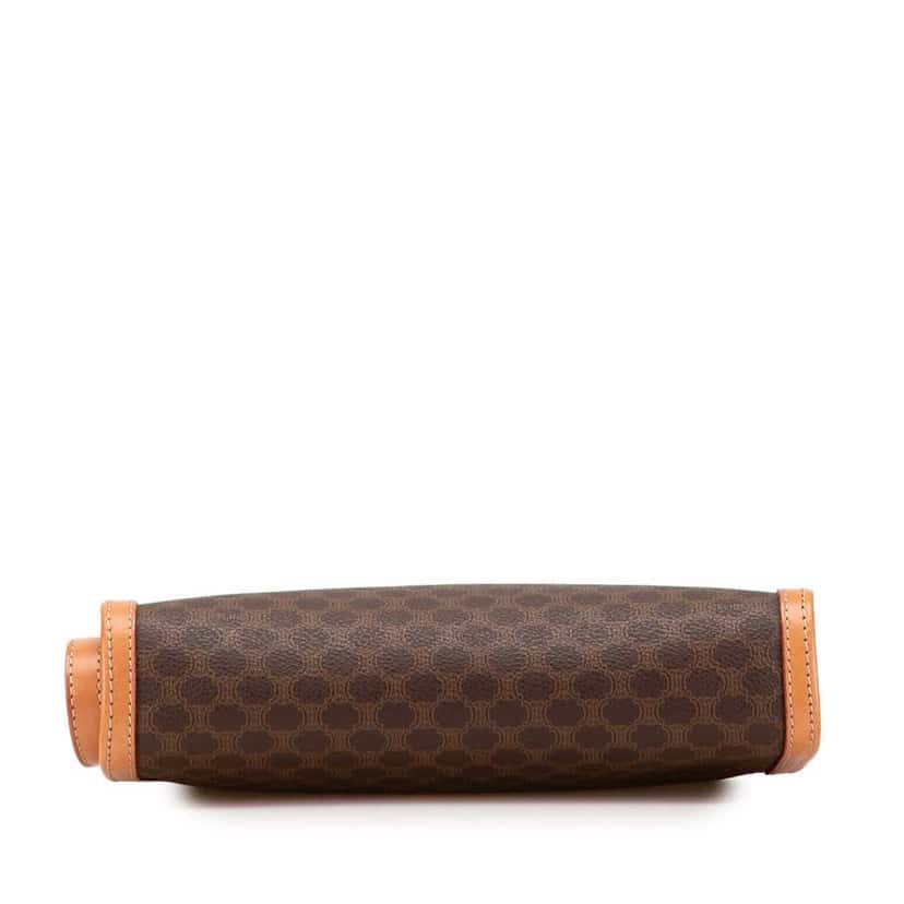 Celine Macadam Coated Canvas Clutch Brown Canvas Good condition - Inside View