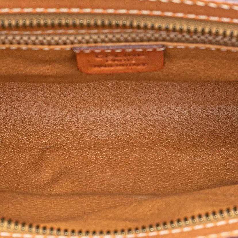 Celine Macadam Coated Canvas Clutch Brown Canvas Good condition - Model View