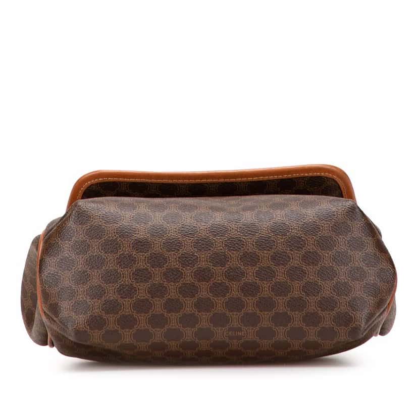 Celine Macadam Coated Canvas Crossbody Brown Canvas Good condition - Inside View