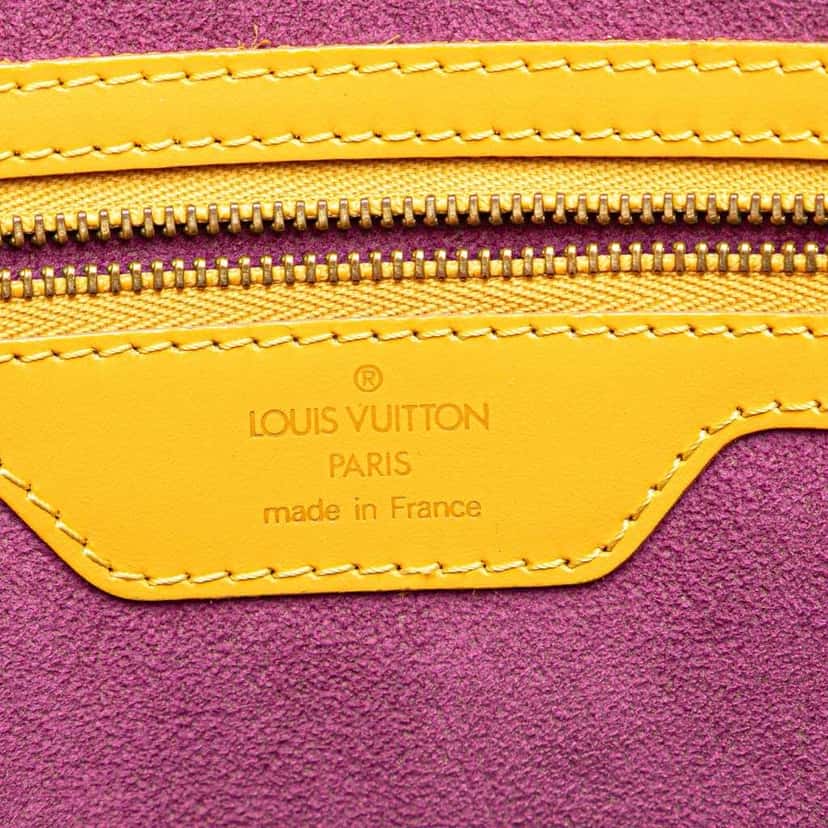 Louis Vuitton Epi Saint Jacques PM Long Strap Yellow Leather Good condition - Box View
