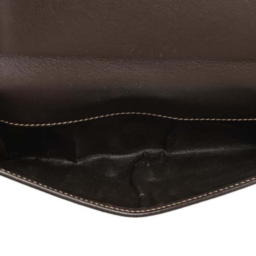 Gucci GG Canvas Guccioli Brando Chihuahua Continental Wallet Brown Canvas Good condition - Box View