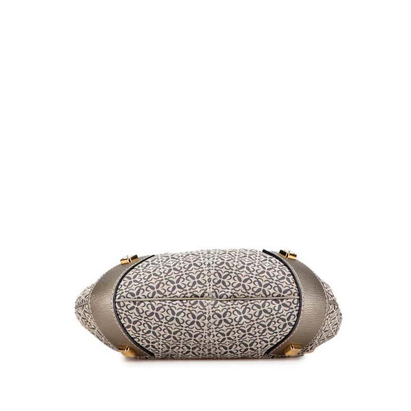 Loewe Anagram Canvas New Road Hobo Grey Canvas Good condition - Inside View