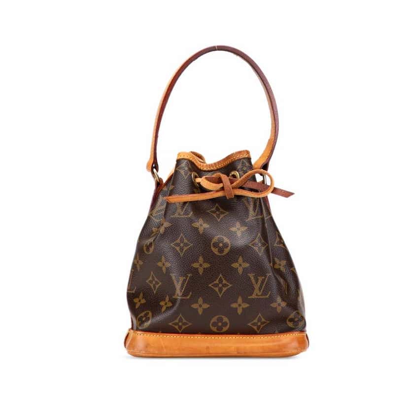 Louis Vuitton Monogram Mini Noe Brown Canvas Good condition - Front View