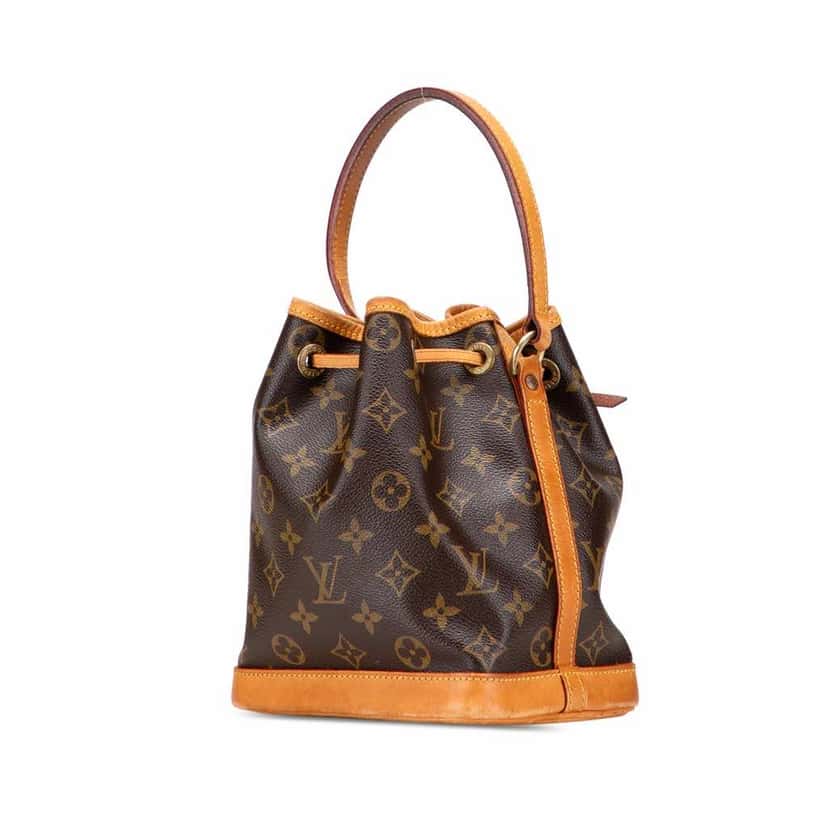 Louis Vuitton Monogram Mini Noe Brown Canvas Good condition - Back View