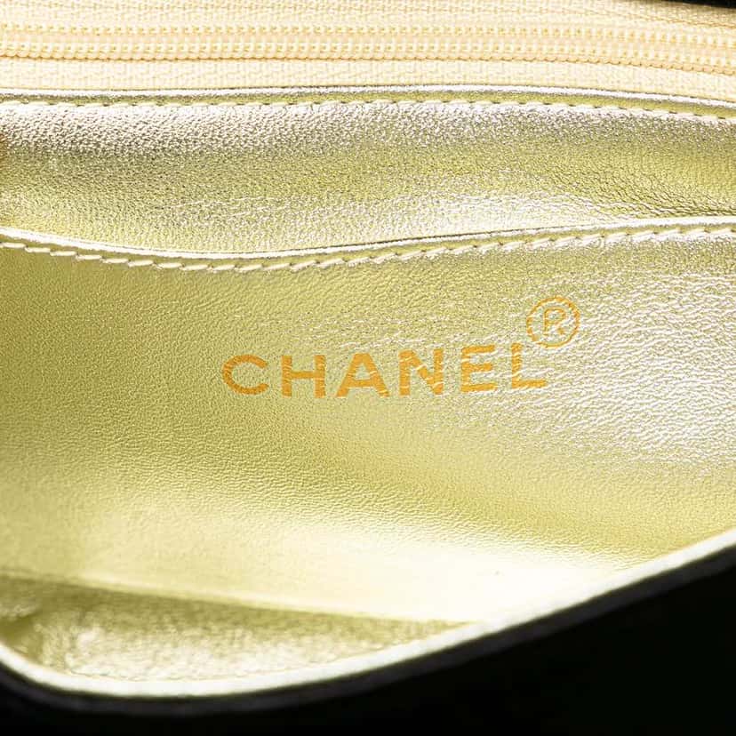 Chanel Satin Sequin Camellia Crossbody Black Satin Good condition - Box View