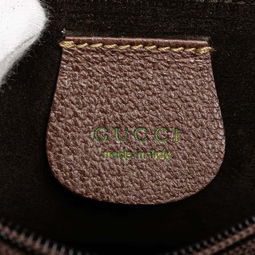 Gucci Leather Handbag Brown Leather Fair condition - Box View