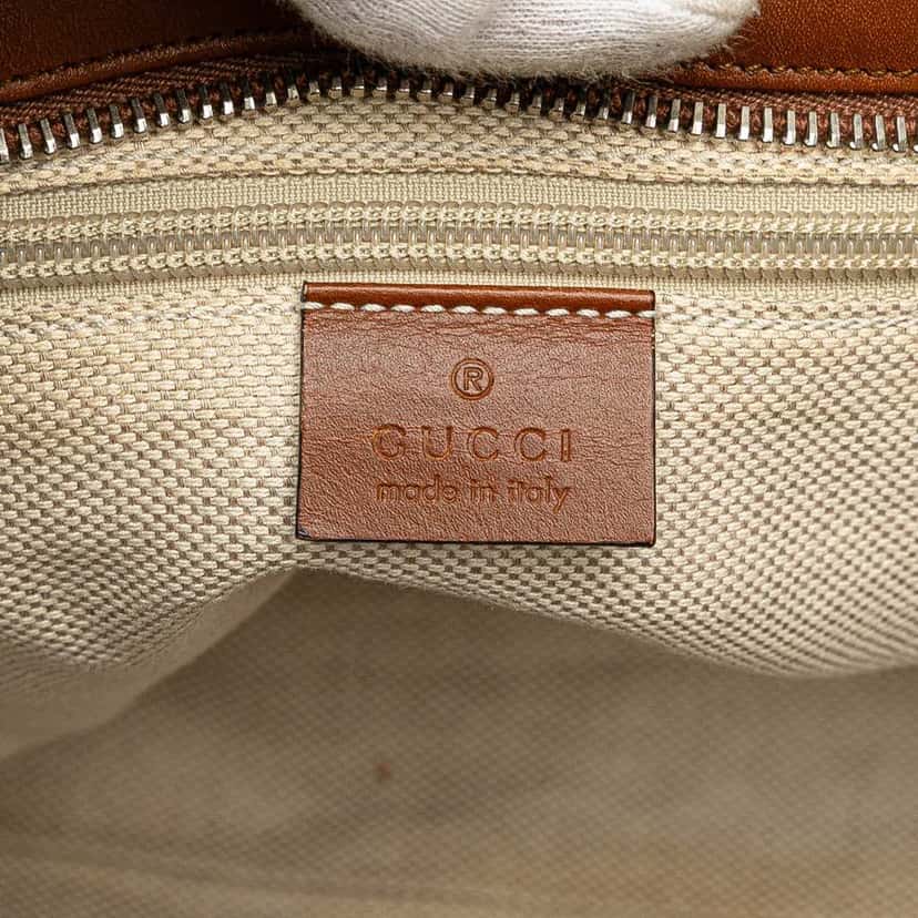 Gucci GG Canvas Tote Brown Canvas Good condition - Box View