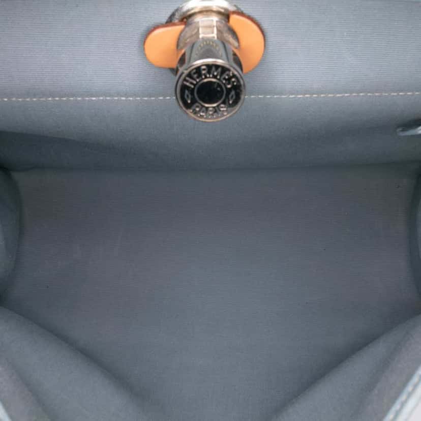 Hermès Toile Herbag Zip 31 Blue Canvas Good condition - Model View